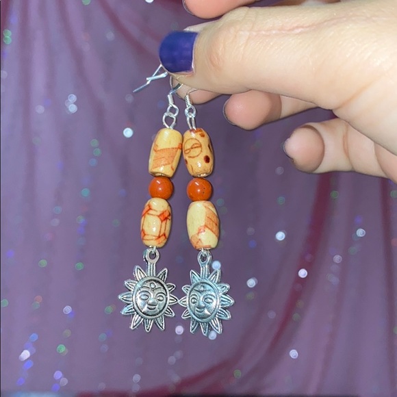 Sun Earrings - Picture 3 of 3